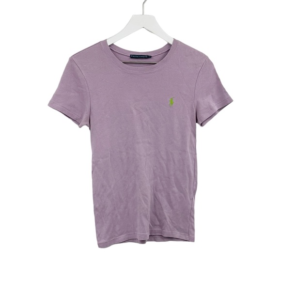 Ralph Lauren Vintage Y2K Purple Short Sleeve Shirt Size Large Early 2000s - Picture 2 of 5